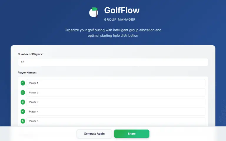GolfFlow — Seattle tee-time booking