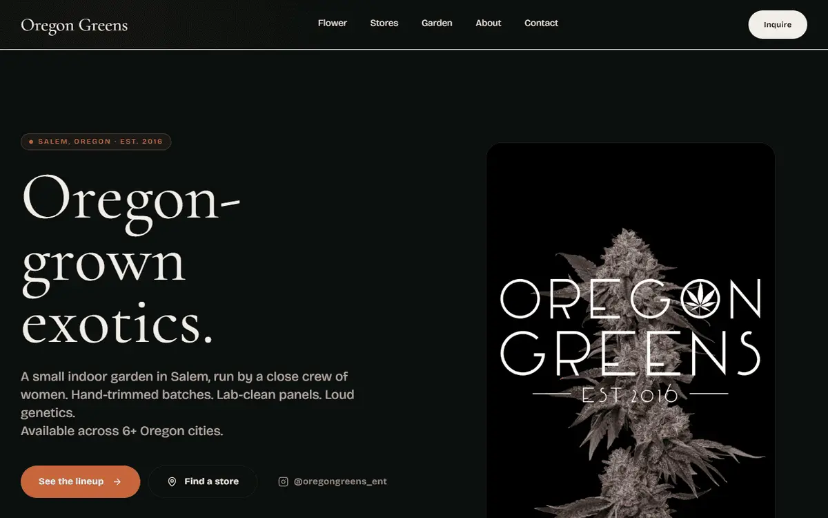 Oregon Greens project preview